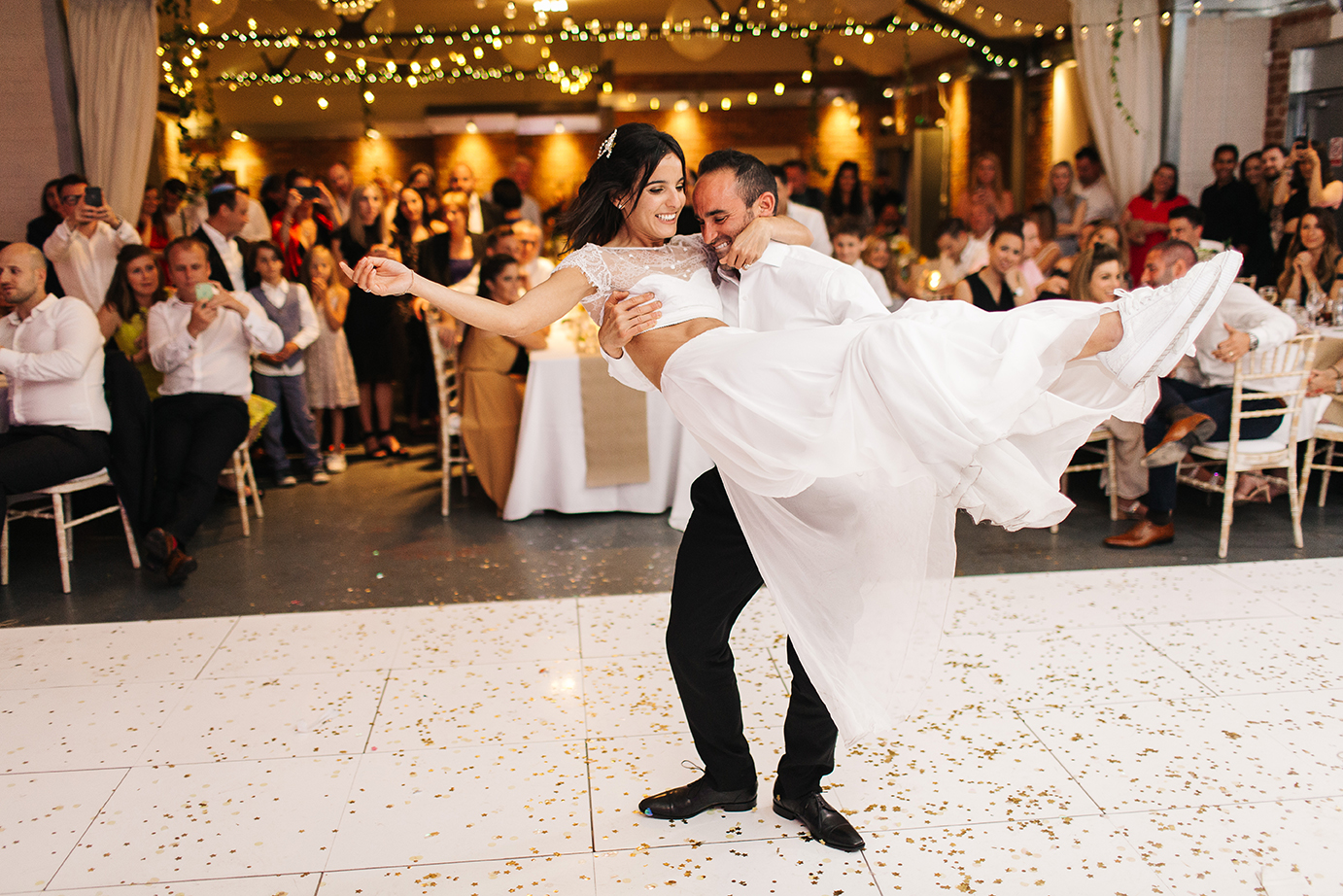 Diana and Gary's Jewish Wedding in Leeds at the Industrial Wedding Venue New Craven Hall